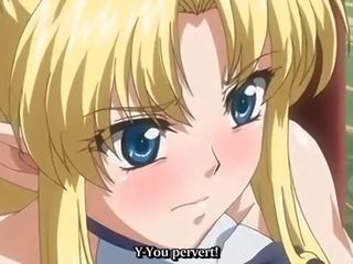 Suurepärane blond anime fairy vitt põrutasin hardcore