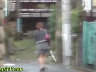 Asian Secretly Pissing