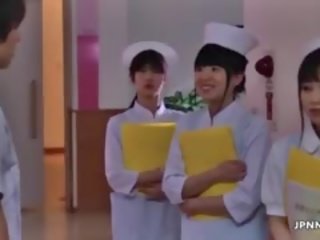 Alluring Asian Nurse Gets Her Pussy Rubbed Part5